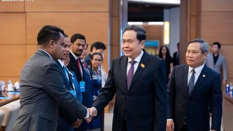 Chủ tịch Quốc hội Trần Thanh Mẫn tiếp Lãnh đạo các thành phố ASEAN