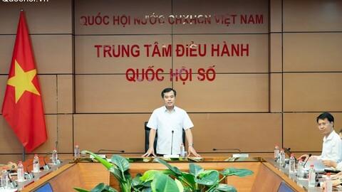 Phó Chủ nhiệm Văn phòng Quốc hội Nguyễn Mạnh Hùng chủ trì tập huấn giới thiệu Kho dữ liệu dùng chung Q-Data