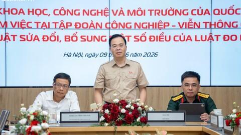 Đoàn công tác của Ủy ban Khoa học, Công nghệ và Môi trường làm việc với Tập đoàn Viettel