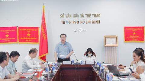 Ủy ban Văn hóa và Xã hội khảo sát hoạt động xuất bản tại Sở Văn hóa và Thể thao TP. Hồ Chí Minh
