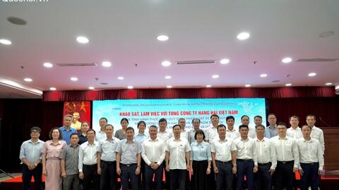 Đoàn công tác của Ủy ban Khoa học, Công nghệ và Môi trường làm việc với Tổng Công ty Hàng hải Việt Nam