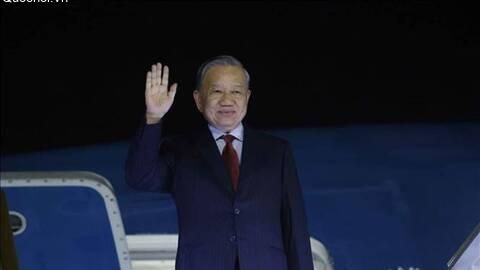Tổng Bí thư, Chủ tịch nước Tô Lâm bắt đầu thăm cấp Nhà nước tới Sri Lanka