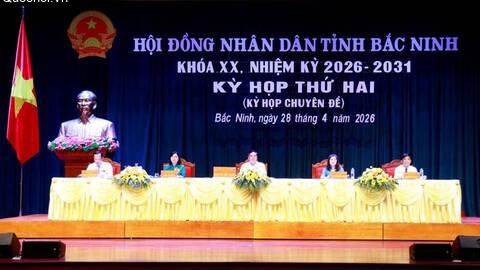 Hội đồng nhân dân tỉnh Bắc Ninh tổ chức Kỳ họp thứ 2 (kỳ họp chuyên đề)
