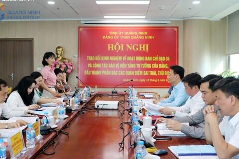 Ban Chỉ đạo 35 Đảng ủy Quốc hội làm việc với Ban Chỉ đạo 35 Tỉnh ủy Quảng Ninh