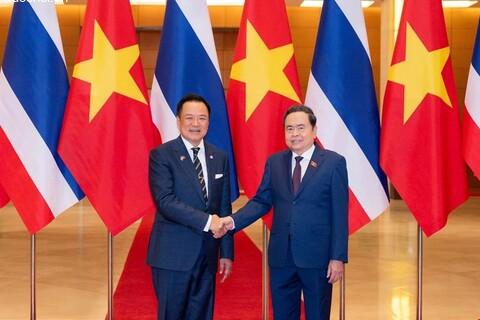 Chủ tịch Quốc hội Trần Thanh Mẫn hội kiến Thủ tướng Thái Lan Vương quốc Thái Lan Anutin Charnvirakul