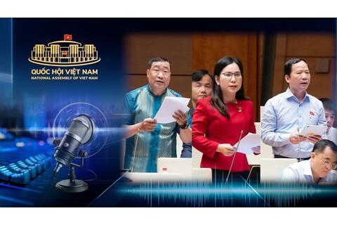 Sáng 21/4, Quốc hội thảo luận tại hội trường về kinh tế - xã hội