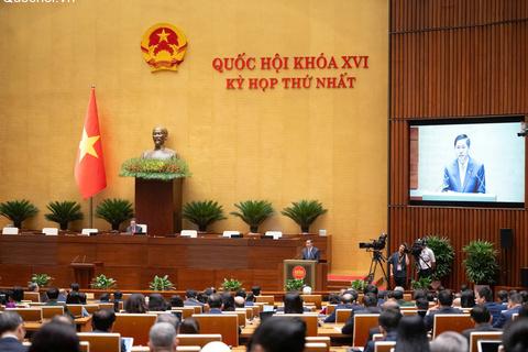 Quốc hội nghe báo cáo kết quả xác nhận tư cách đại biểu Quốc hội khóa XVI
