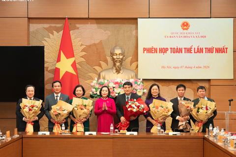 Phó Chủ tịch Quốc hội Nguyễn Thị Thanh dự Phiên họp toàn thể lần thứ Nhất của Ủy ban Văn hóa và Xã hội khóa XVI