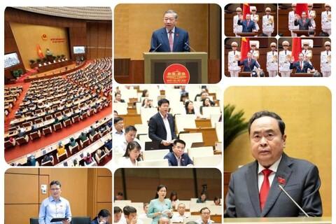 Tuần làm việc đầu tiên, Kỳ họp thứ Nhất, Quốc hội khóa XVI: Kiện toàn bộ máy nhân sự cấp cao và hoạch định chiến lược cả nhiệm kỳ