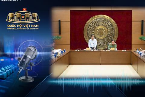 Phó Chủ tịch Quốc hội, Thượng tướng Nguyễn Doãn Anh làm việc với Thường trực Ủy ban Quốc phòng, An ninh và Đối ngoại