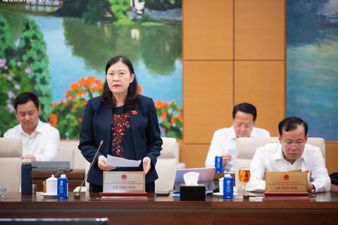 Ủy ban Thường vụ Quốc hội cho ý kiến về báo cáo kết quả thực hiện Chương trình giám sát năm 2025 và những tháng đầu năm 2026