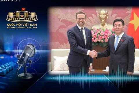 Phó Chủ tịch Quốc hội Nguyễn Hồng Diên hội kiến với Chủ tịch Uỷ ban Nghị viện EFTA