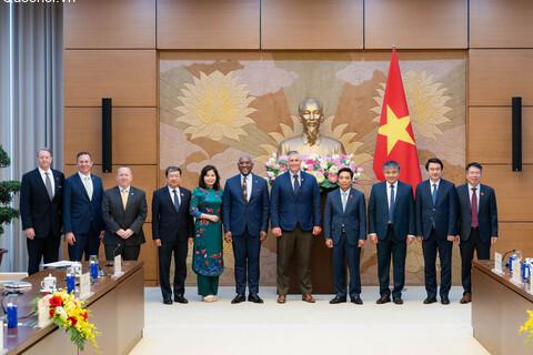 Phó Chủ tịch Quốc hội, Thượng tướng Nguyễn Doãn Anh tiếp Đoàn nghị sĩ Hoa Kỳ