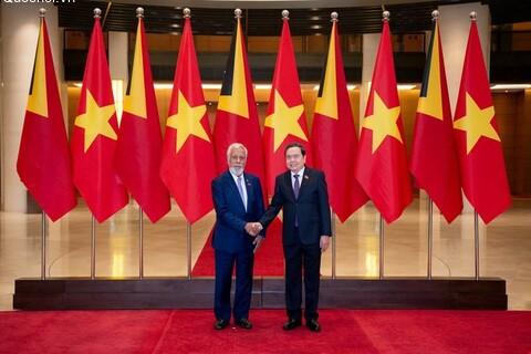 Chủ tịch Quốc hội Trần Thanh Mẫn hội kiến Thủ tướng Cộng hòa Dân chủ Timor-Leste