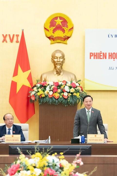 [Ảnh] Phiên họp toàn thể lần thứ Nhất, Ủy ban Pháp luật và Tư pháp khoá XVI