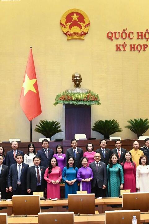 [Ảnh] Phó Chủ tịch Quốc hội Nguyễn Thị Thanh dự Phiên họp toàn thể lần thứ Nhất Ủy ban Công tác đại biểu của Quốc hội khóa XVI