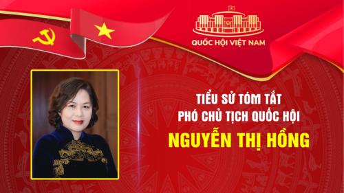 Tiểu sử tóm tắt Phó Chủ tịch Quốc hội khóa XVI Nguyễn Thị Hồng