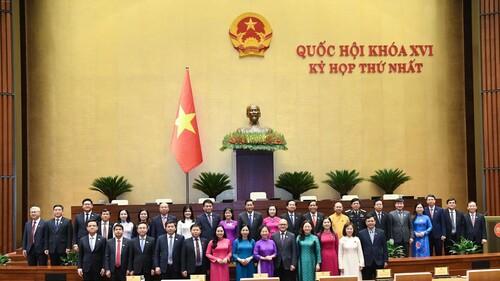 [Ảnh] Phó Chủ tịch Quốc hội Nguyễn Thị Thanh dự Phiên họp toàn thể lần thứ Nhất Ủy ban Công tác đại biểu của Quốc hội khóa XVI