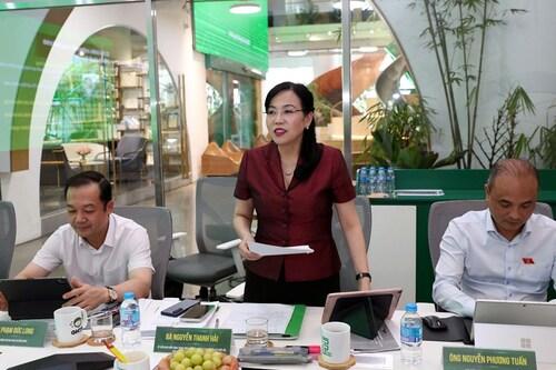 Đoàn khảo sát của Ủy ban Khoa học, Công nghệ và Môi trường làm việc với Công ty cổ phần giao hàng tiết kiệm