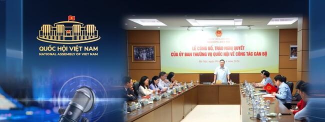 Hội đồng Dân tộc tổ chức Lễ công bố, trao Nghị quyết của UBTVQH về công tác cán bộ
