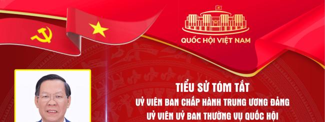 Tiểu sử tóm tắt của Chủ nhiệm Uỷ ban Kinh tế và Tài chính của Quốc hội khoá XVI Phan Văn Mãi