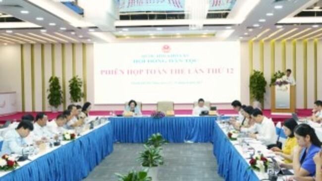 Khai mạc Phiên họp toàn thể lần thứ 12 Hội đồng Dân tộc