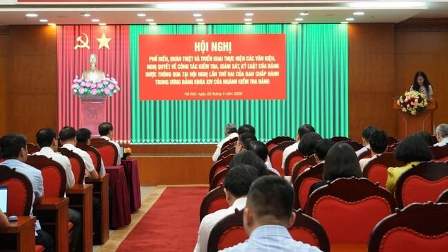 Quán triệt, thực hiện Nghị quyết về đổi mới, nâng cao công tác kiểm tra, giám sát và kỷ luật đảng