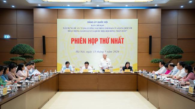Ban Chỉ đạo Đề án "Tăng cường vai trò lãnh đạo của Đảng đối với hoạt động giám sát của Quốc hội và HĐND" họp phiên thứ Nhất