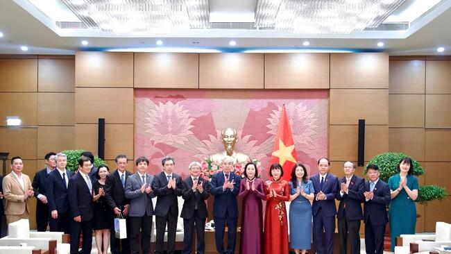 [Ảnh] Phó Chủ tịch Quốc hội Nguyễn Thị Thanh tiếp Chủ tịch Tập đoàn Tokushukai Nhật Bản