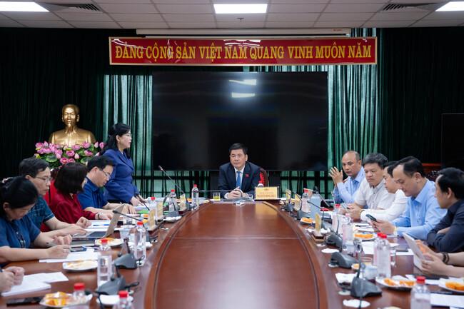 Phó Chủ tịch Quốc hội Nguyễn Hồng Diên làm việc với Ủy ban Khoa học, Công nghệ và Môi trường