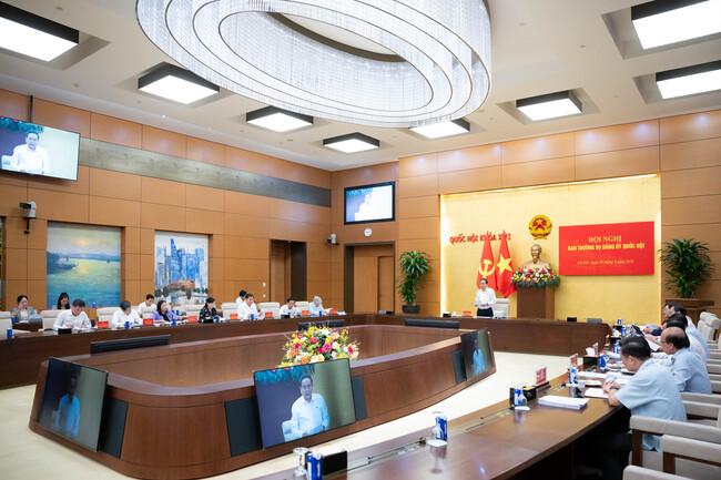 Bí thư Đảng ủy Quốc hội Trần Thanh Mẫn chủ trì Hội nghị Ban Thường vụ Đảng ủy Quốc hội