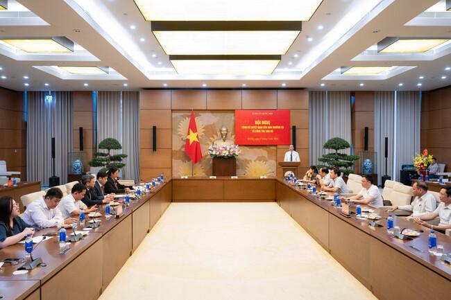 Hội nghị công bố Quyết định của Ban Thường vụ Đảng ủy Quốc hội về công tác cán bộ