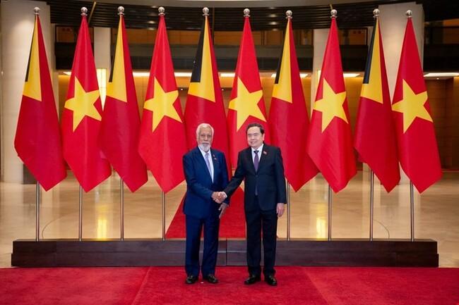 Chủ tịch Quốc hội Trần Thanh Mẫn hội kiến Thủ tướng Cộng hòa Dân chủ Timor-Leste