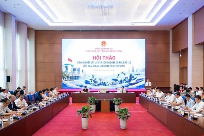 Sớm xây dựng, ban hành Chiến lược quốc gia về phát triển công nghiệp vật liệu và công nghiệp cơ khí, chế tạo