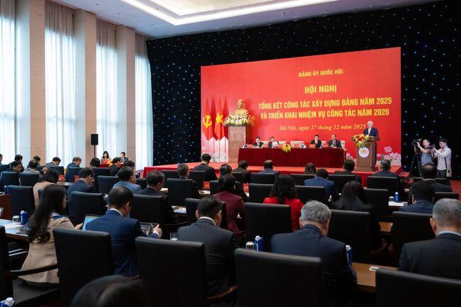 Phát huy tinh thần "dĩ bất biến, ứng vạn biến", Đảng bộ Quốc hội quyết tâm thực hiện thắng lợi nhiệm vụ năm 2026