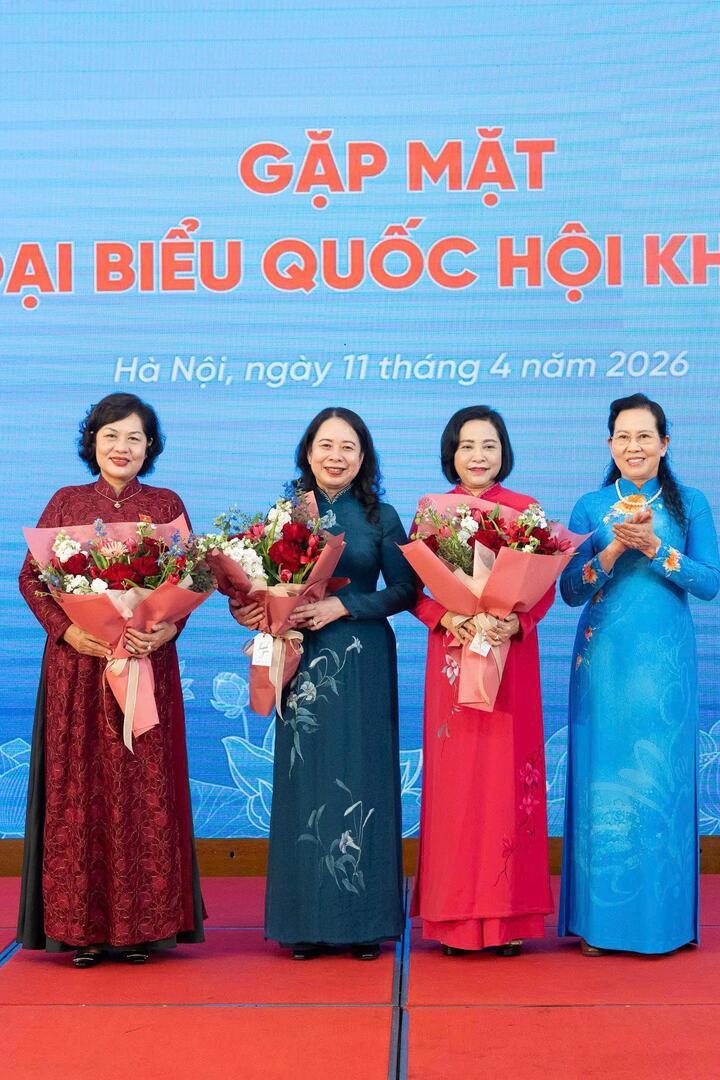 Gặp mặt nữ Đại biểu Quốc hội khóa XVI: Phát huy bản lĩnh, trí tuệ phụ nữ Việt Nam, hoàn thành trọng trách cử tri và Nhân dân giao phó