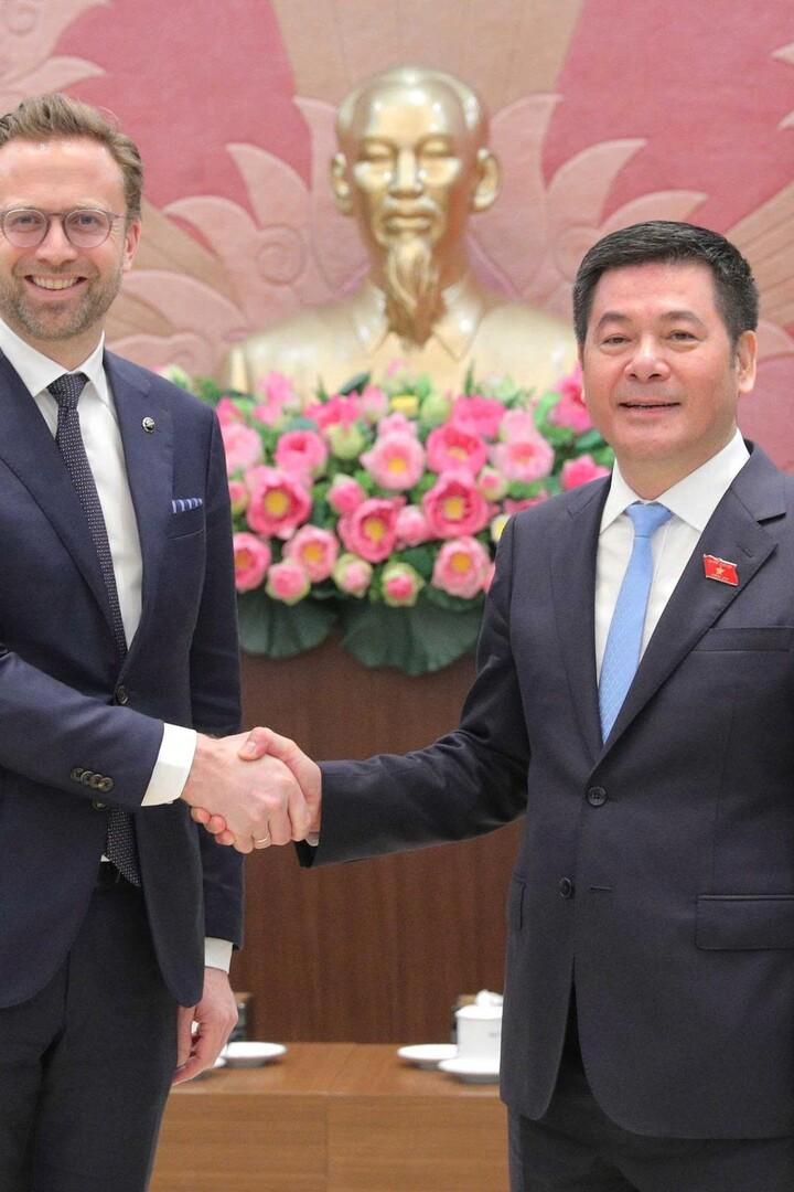Phó Chủ tịch Quốc hội Nguyễn Hồng Diên hội kiến với Chủ tịch Uỷ ban Nghị viện EFTA