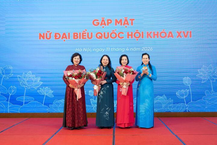 Gặp mặt nữ Đại biểu Quốc hội khóa XVI: Phát huy bản lĩnh, trí tuệ phụ nữ Việt Nam, hoàn thành trọng trách cử tri và Nhân dân giao phó