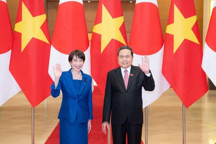 Chủ tịch Quốc hội Trần Thanh Mẫn hội kiến Thủ tướng Nhật Bản Takaichi Sanae