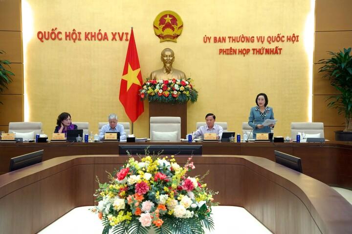 Ủy ban Thường vụ Quốc hội cho ý kiến về việc giải trình, tiếp thu, chỉnh lý đối với dự thảo Luật Tín ngưỡng, tôn giáo (sửa đổi)