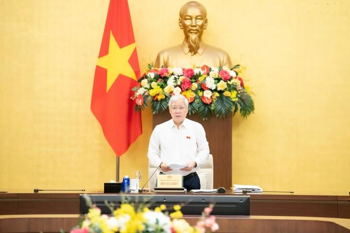 Cuộc họp giao ban giữa Lãnh đạo Quốc hội với Thường trực Hội đồng Dân tộc, Thường trực các Ủy ban của Quốc hội và Văn phòng Quốc hội về một số nhiệm vụ trọng tâm tháng 5