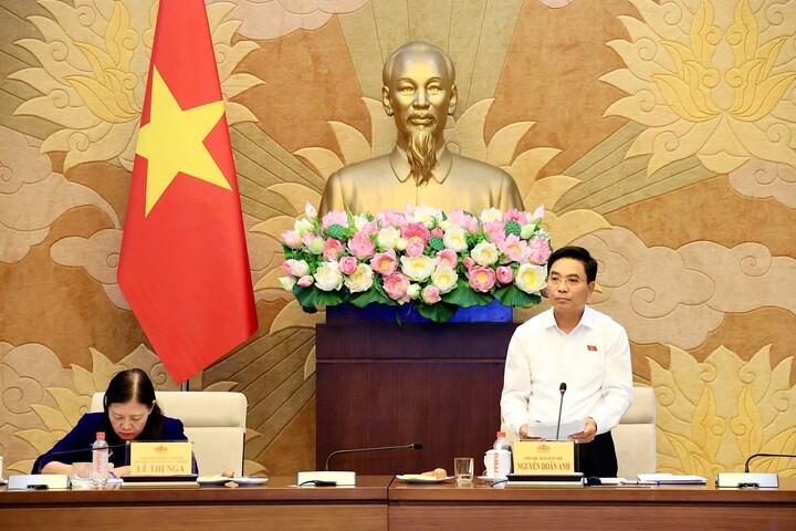 Phó Chủ tịch Quốc hội, Thượng tướng Nguyễn Doãn Anh làm việc với Thường trực Ủy ban Dân nguyện và Giám sát về công tác dân nguyện