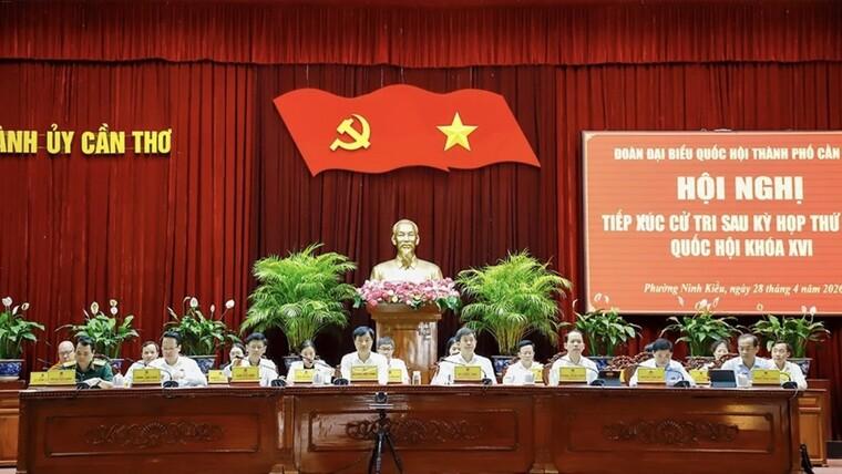 Đoàn đại biểu Quốc hội TP Cần Thơ tiếp xúc cử tri sau Kỳ họp thứ Nhất, Quốc hội khóa XVI