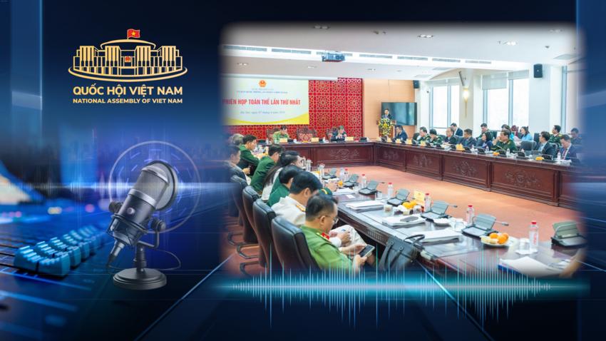 Phó Chủ tịch Quốc hội, Thượng tướng Nguyễn Doãn Anh dự Phiên họp toàn thể lần thứ Nhất Ủy ban Quốc phòng, An ninh và Đối ngoại khóa XVI