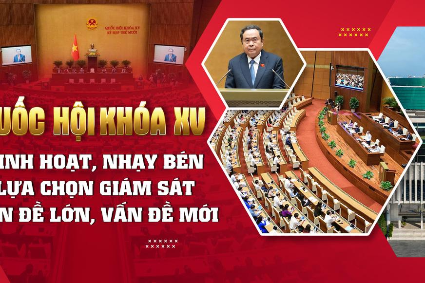 [Infographic] Quốc hội khóa XV: Giám sát là khâu trọng tâm, then chốt để nâng cao hiệu lực, hiệu quả của Quốc hội