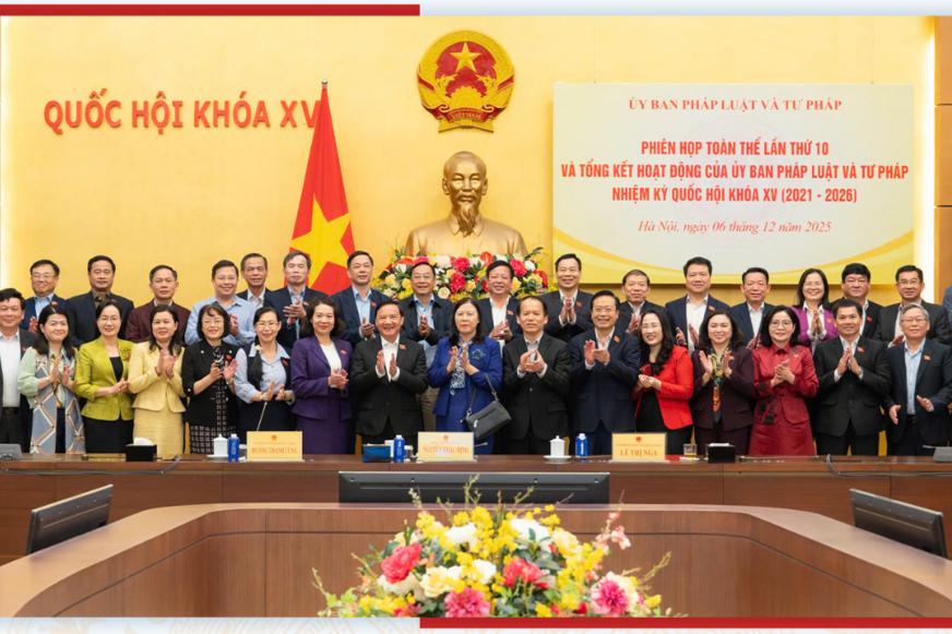 [Infographic] Ủy ban Pháp luật và Tư pháp: Đổi mới tư duy xây dựng pháp luật, hoàn thiện thể chế để phát triển đất nước
