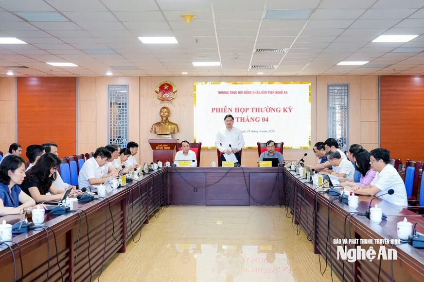 Thường trực HĐND tỉnh Nghệ An chọn chất vấn 2 nội dung tại kỳ họp thường lệ giữa năm 2026