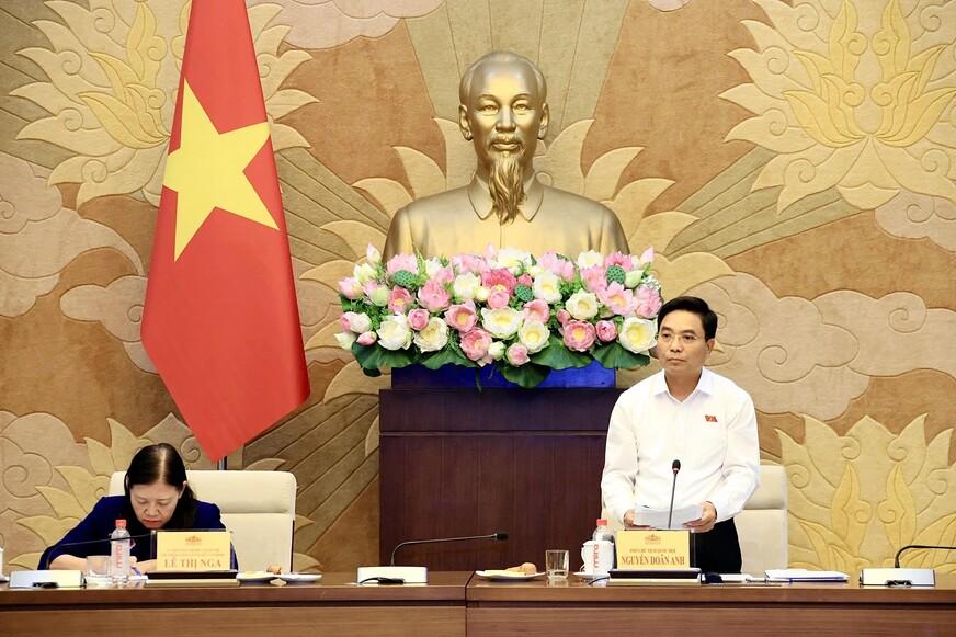 Phó Chủ tịch Quốc hội, Thượng tướng Nguyễn Doãn Anh làm việc với Thường trực Ủy ban Dân nguyện và Giám sát về công tác dân nguyện