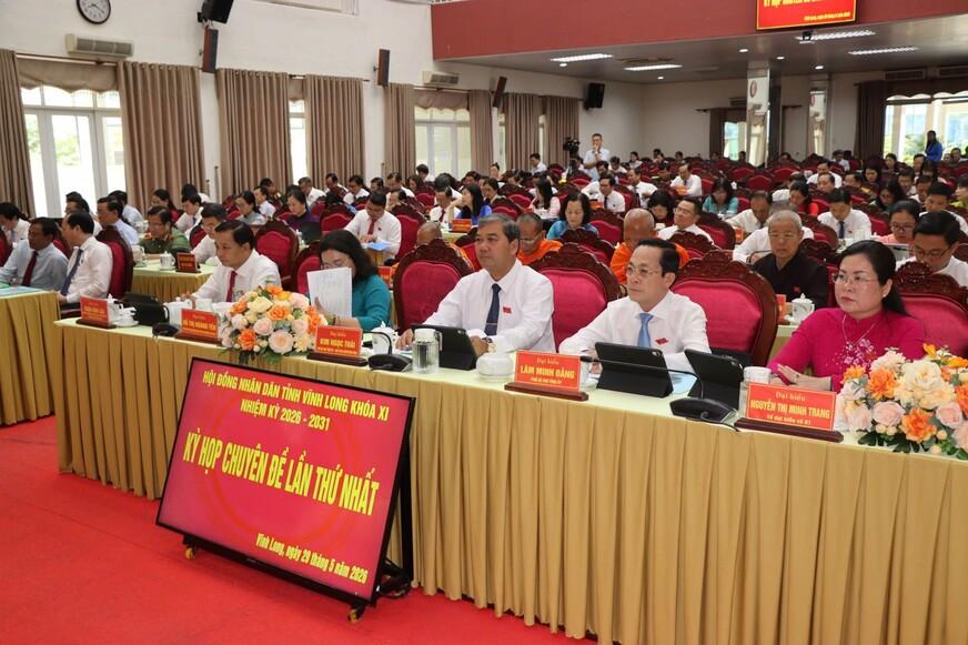 Khai mạc kỳ họp chuyên đề lần thứ nhất HĐND tỉnh Vĩnh Long khóa XI, nhiệm kỳ 2026 – 2031