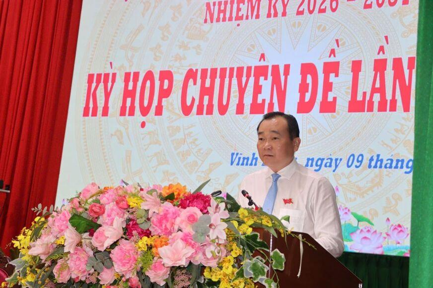 Khai mạc Kỳ họp chuyên đề lần thứ hai HĐND tỉnh Vĩnh Long khóa XI